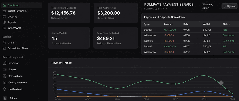 Custom Payment Infrastructure